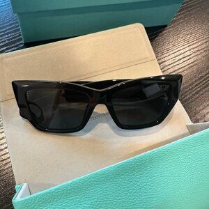 Tiffany & Co Black Luxury Sunglasses Cat Eye